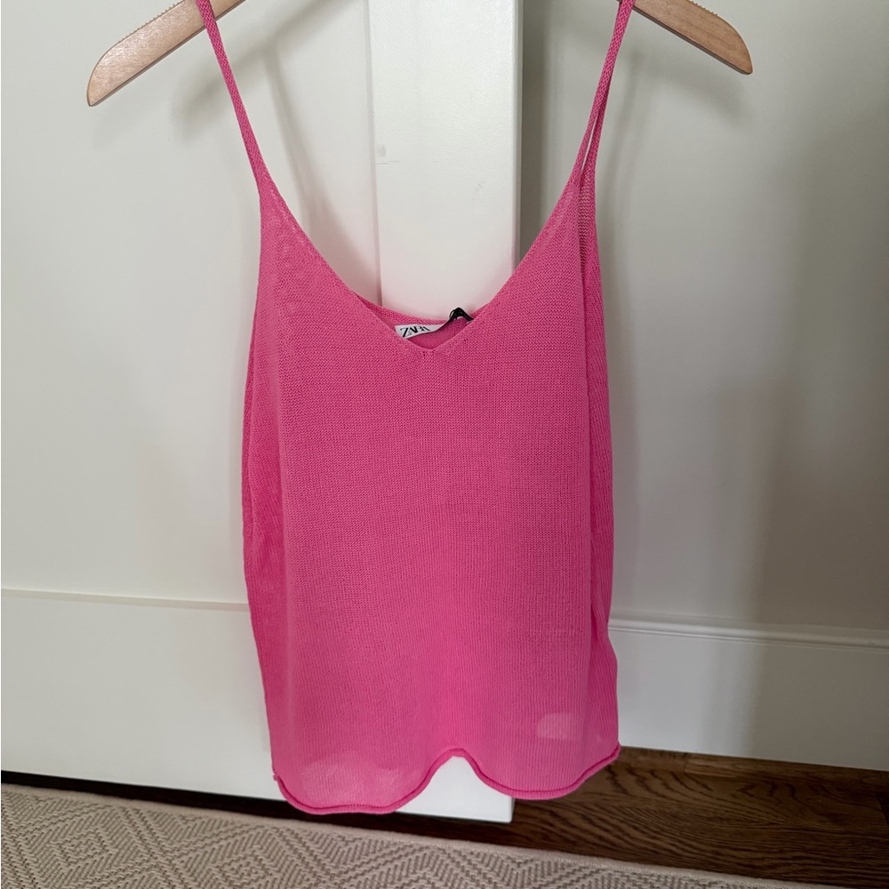 Zara Women’s Knit Tank Top Shirt Size Medium NWT